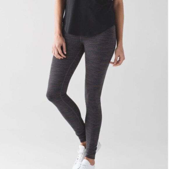 Lululemon Wunder Under Pant Hi-Rise Wee Are From Space Cool Cocoa Soot Light - Picture 1 of 8